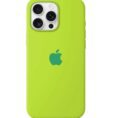 iphone 16 Pro Max Silicone Case Green