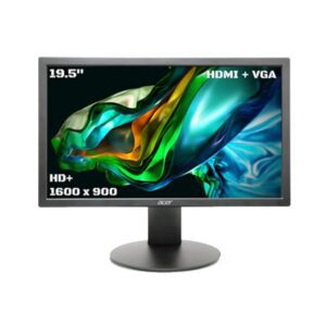 Acer K202Q 19.5 Inch HD+ 1600 X 900 Pixels LCD Monitor with LED Backlight