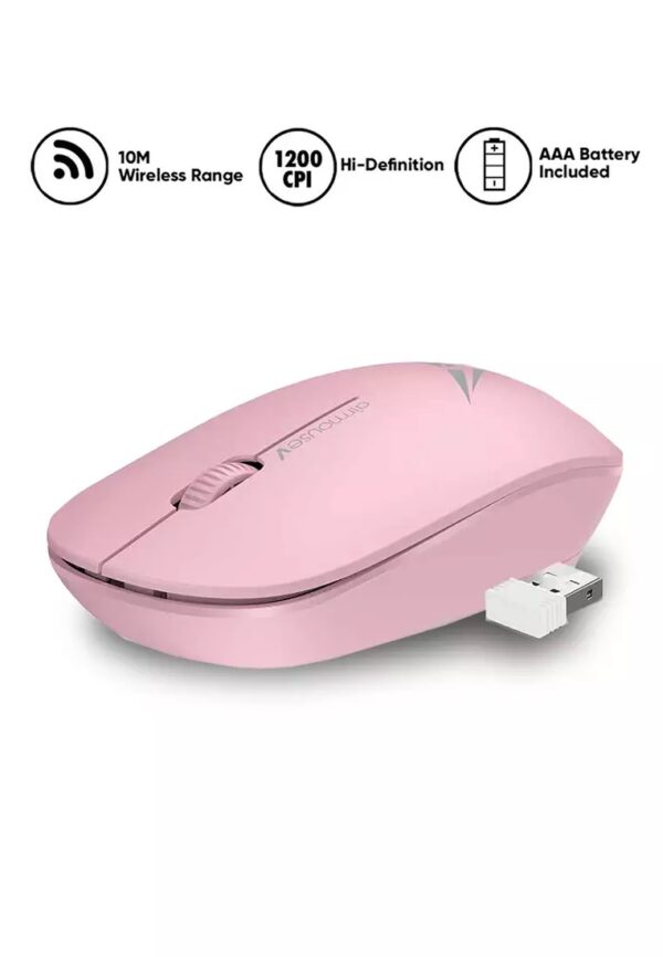 Alcatroz Airmouse V Pink wireless Mouse