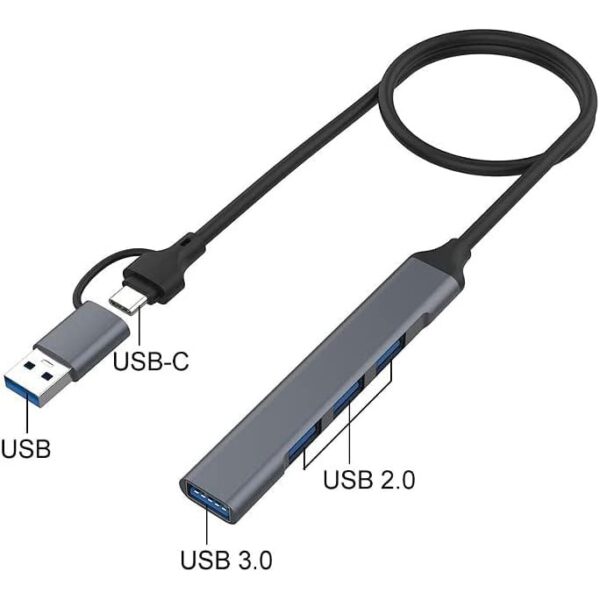 Onten 4 Port USB Hub UCA9701