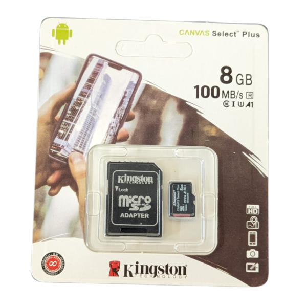 Kingston Micro SD Memory Card 8GB