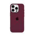 iphone 16 Pro Max Silicone Case Maroon