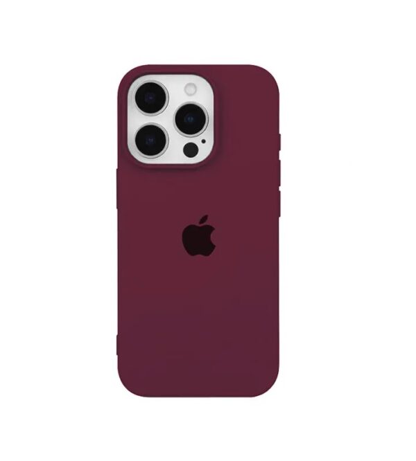 iphone 16 Pro Max Silicone Case Maroon