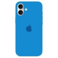 iphone 16 Silicone Case Light Blue