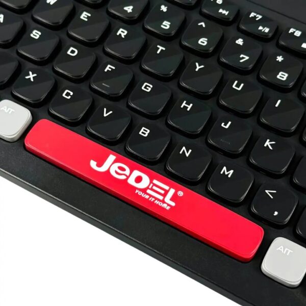 Jedel WS681B BT Wireless And Bluetooth Keyboard And Mouse