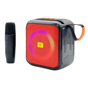 Portable Karaoke Bluetooth Speaker with Wireless Mic & RGB Lights WUF 106K