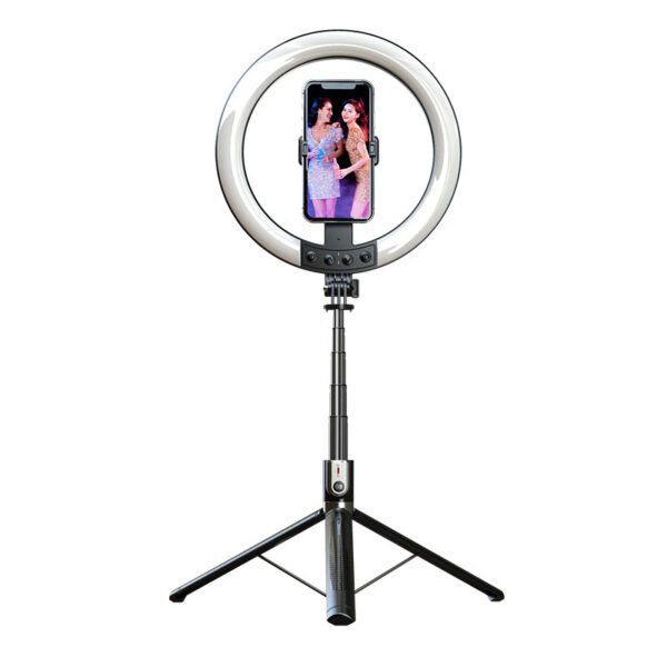 P100-RGB Ring Light Selfie Stick Tripod with 10 Inch 3 P100-RGB Ring Light Selfie Stick Tripod with 10 Inch 3