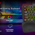 Single Handed, Gaming Keyboard Jedel – K601