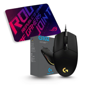 RGB Mouse 6 Button Gaming G102 and Gaming Mouse Pad L11