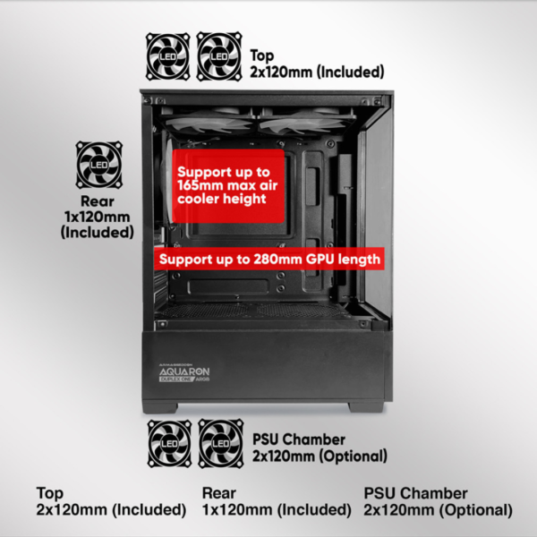 Armaggeddon Aquaron Duplex One Computer Gaming Casing (6) Armaggeddon Aquaron Duplex One Computer Gaming Casing (6)