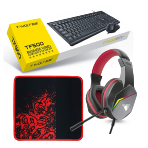 Jedel GH-269 and Mouse Pad L11 Red &T-Wolf TF-500